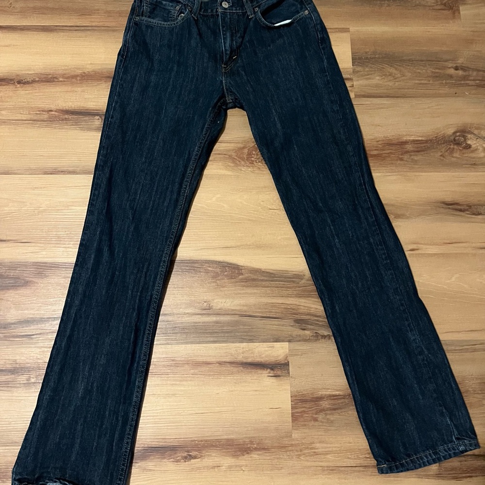 Levis 527 Jeans Mens 32x36 Blue Dark Wash